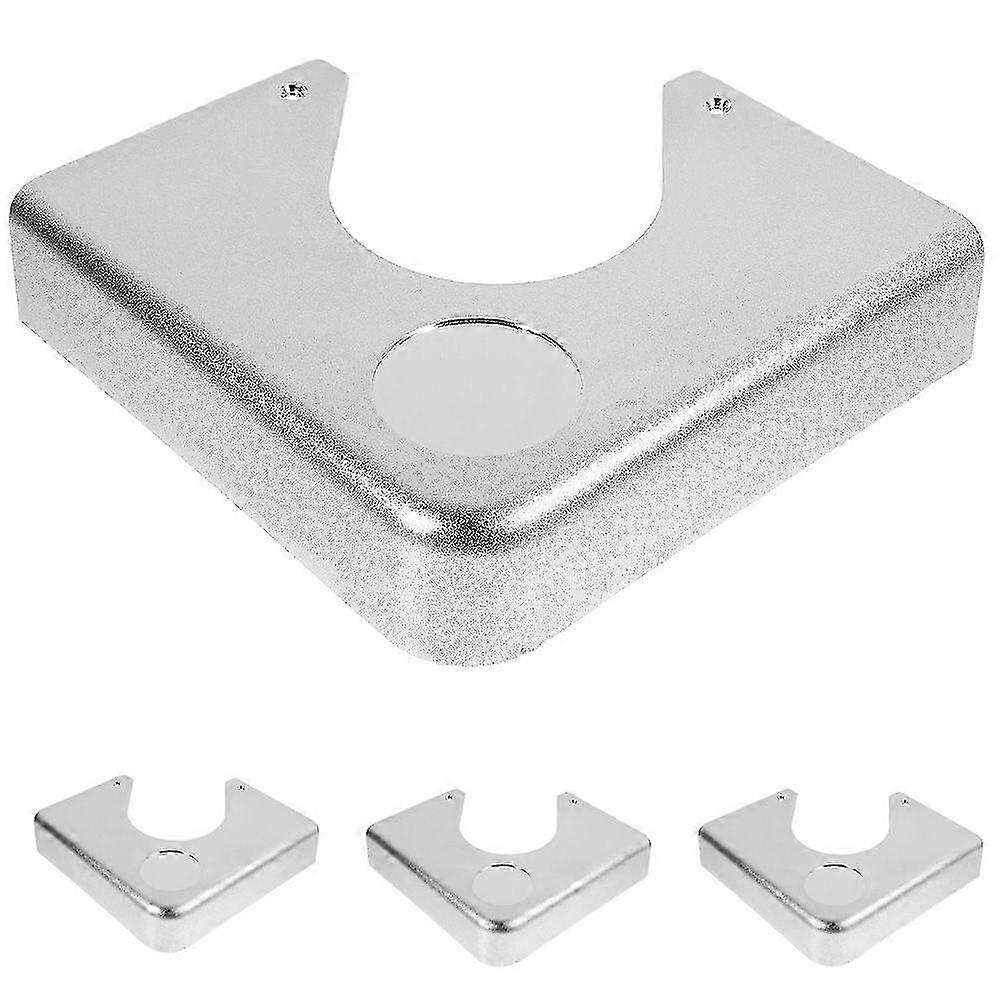 4pcs Metal Billiard Pool Table Corner Plates Replacement Accessories