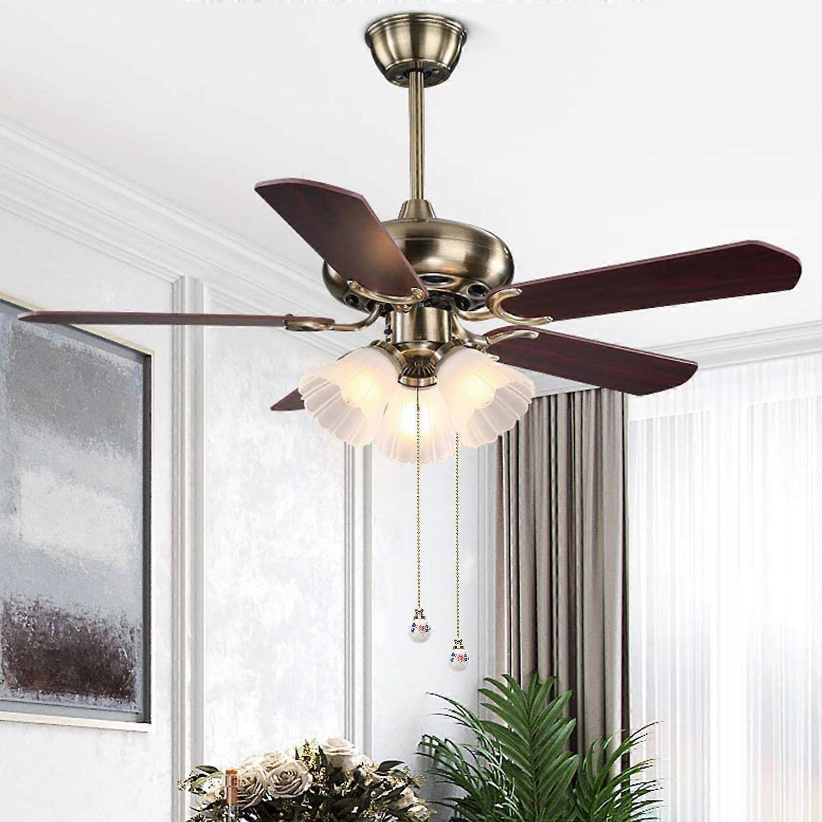 Decor Pull Chain for Ceiling Fan Light Extender Lighting Pendant Printing Ceramics