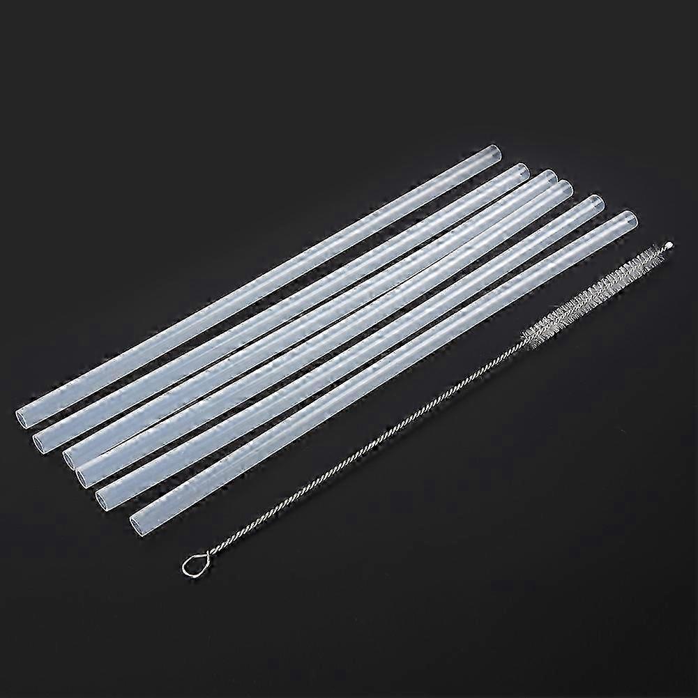 Drinking Straw Long Simple Transparent Flexible Plastic Water Flask Replacement Kit