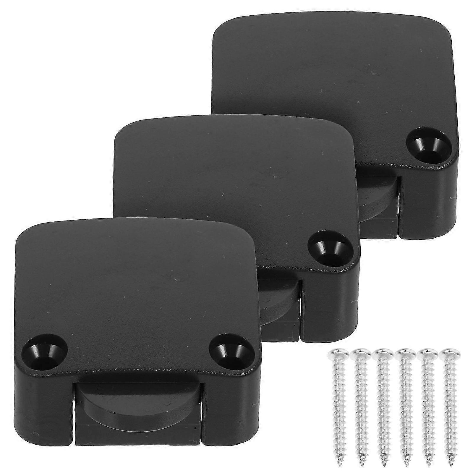 Black Door Switch Electrical Light Switch compatible with Wardrobe Light on Off 6Pcs