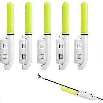 5st Fiske Glow Sticks, Fiskespö LED-ljus, LED Night Fishing Strike Alert Glow Stick Bite Alarm, Rod Tip Glow Sticks Tube Tackle