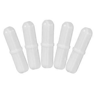 Lot de 5 barreaux d'agitation magnétiques blancs