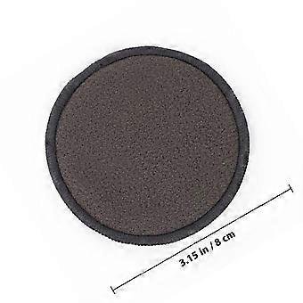 Black Makeup Remover Pads for Face Washing Reusable 12Pcs Bamboo Fiber Pads