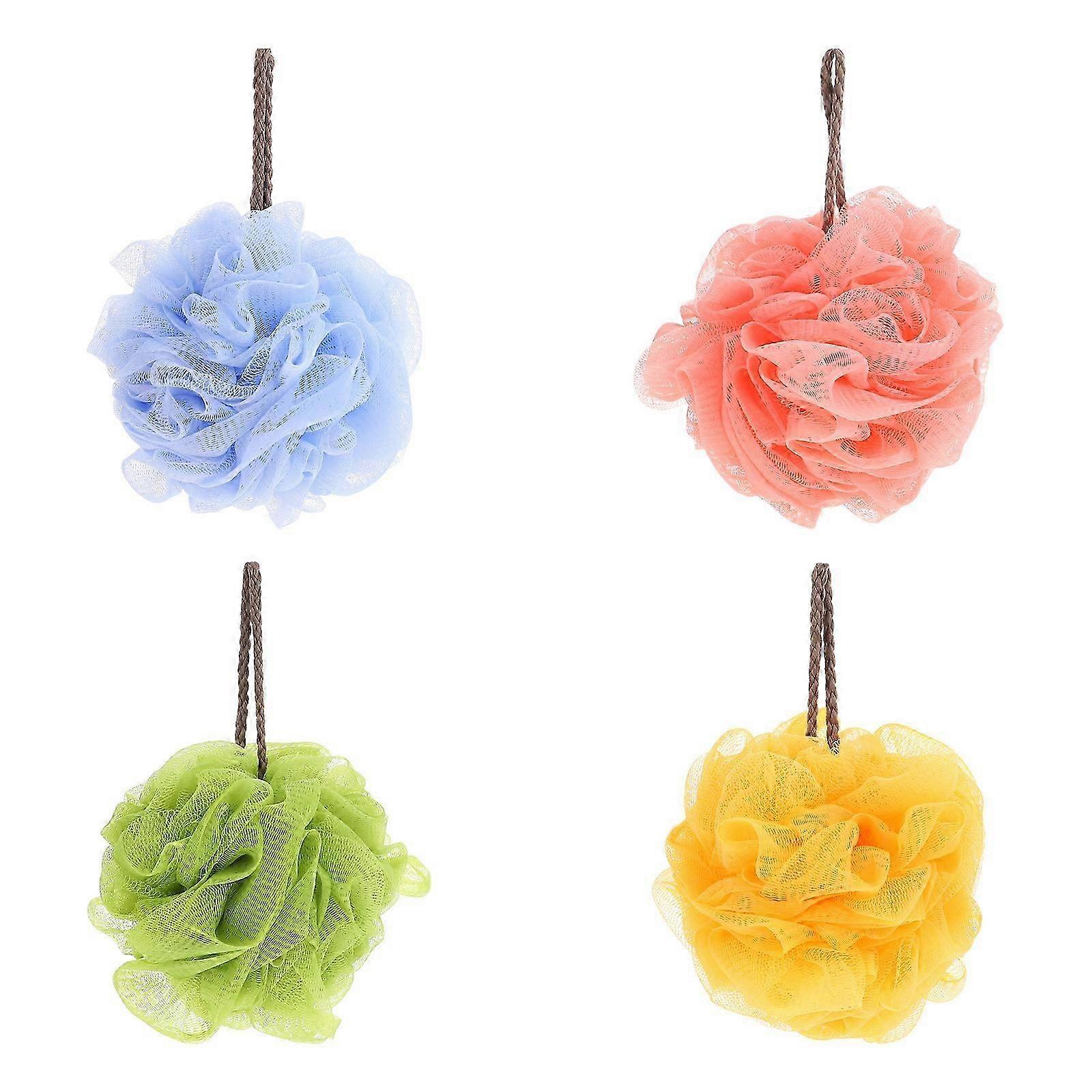 Bath Rub Back Tool Supple Bath Ball for Bathing 8Pcs Pack