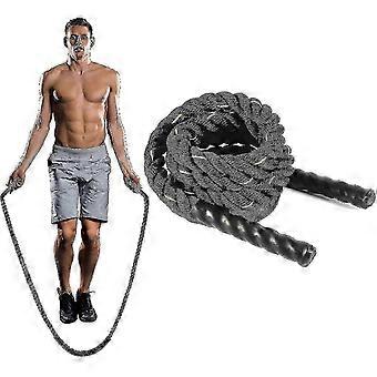 Men's Fitness Exercise Rope: Battle Ping Rope & Weighted Jump Rope for Strength Endurance