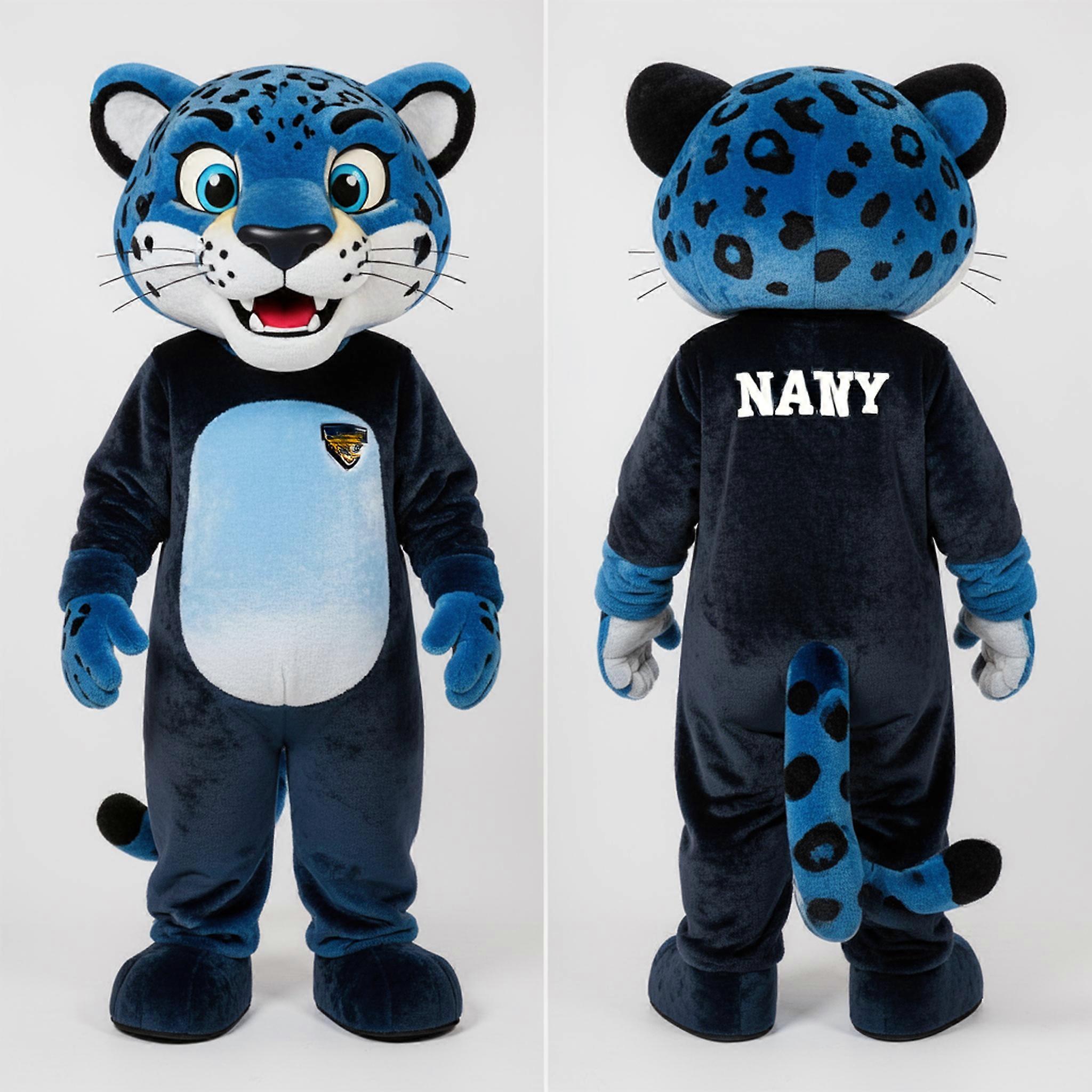 MASTICOT Navy Blue Rounded Jaguar Mascot