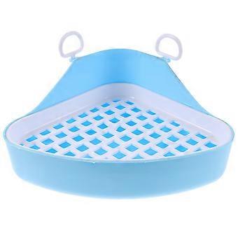 Dreieckige Kaninchentoilette, Toilettentrainer für Kleintiere