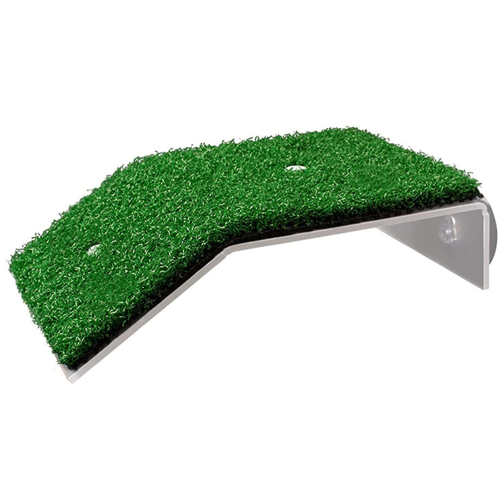Lawn Turtle Basking Turtle Resting Basking , Simulation Grass Turtle Ramp for Turtle Tank, Reptile