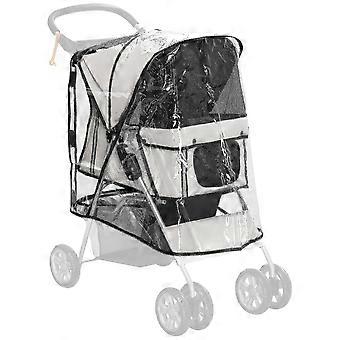 Dog Stroller Rain Cover W/ Rear Entry, Cover, For Dog Pram