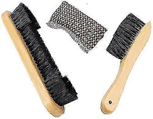 Wooden Handle Nylon Brush Set