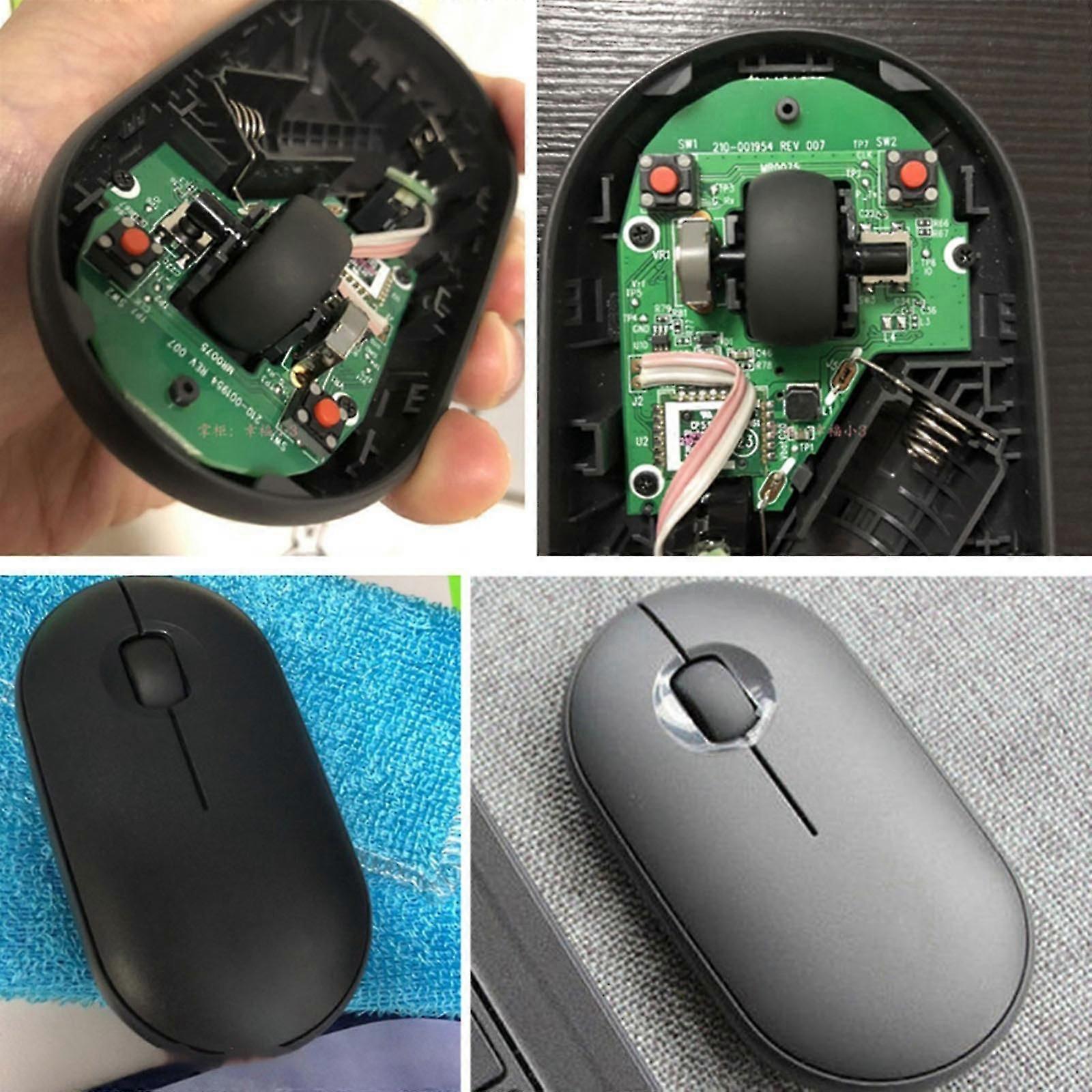 2pcs Micro Switch 6x6x4.3 Mm Square Silent Switch Button Mouse Dip Microswitch
