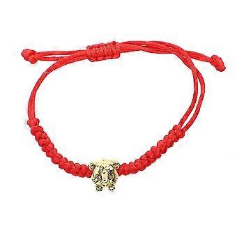 20x1cm Tiger Charm Bracelet for Protection Red Knots Amulet 1Set Birthday Gift
