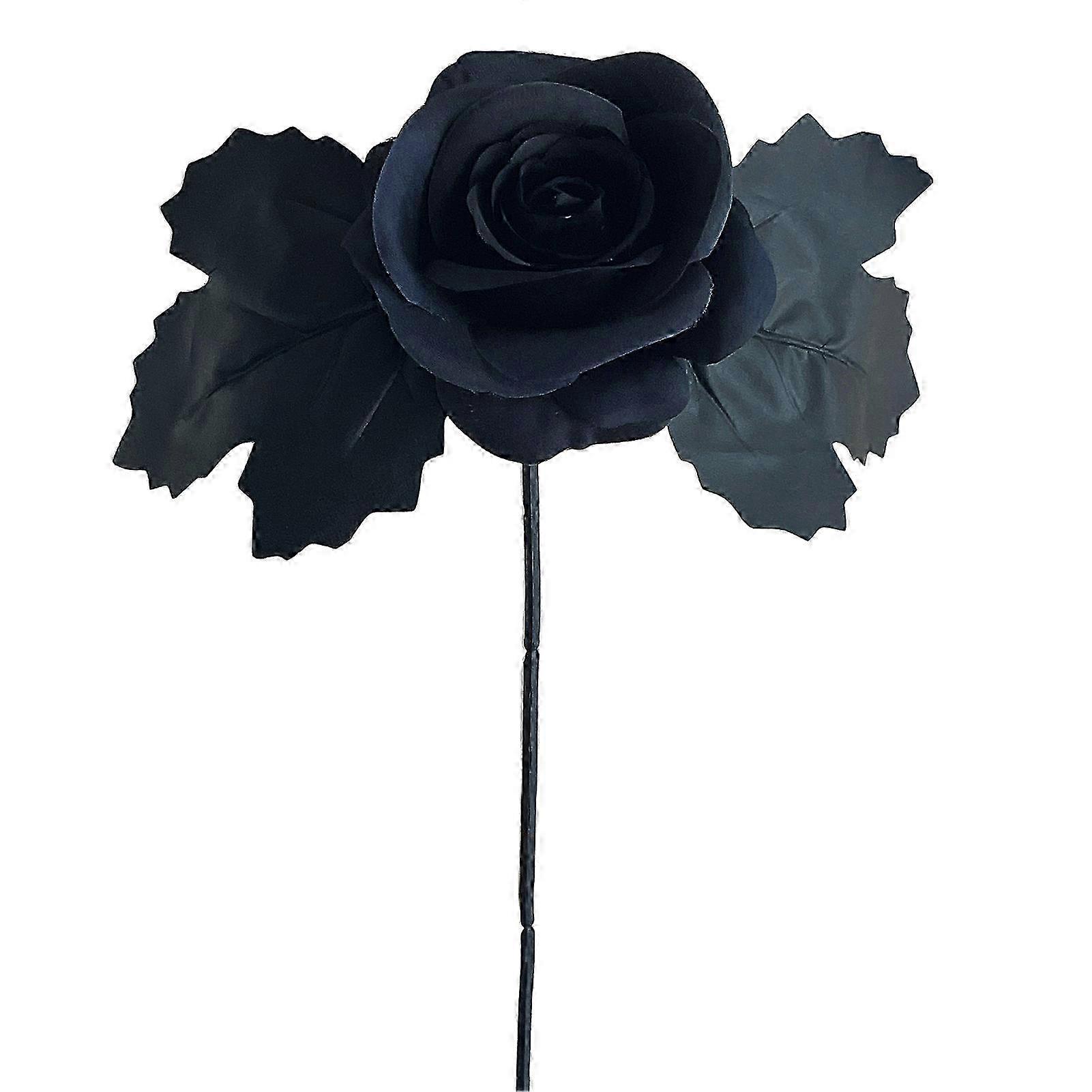 Gothic Black Rose Bouquet UV Stable