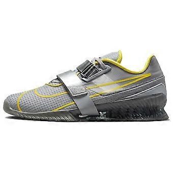 Chaussures d'entraînement basses Nike Romaleos 4, amorti et résistance à l'usure, unisexe, gris argenté CD3463-002