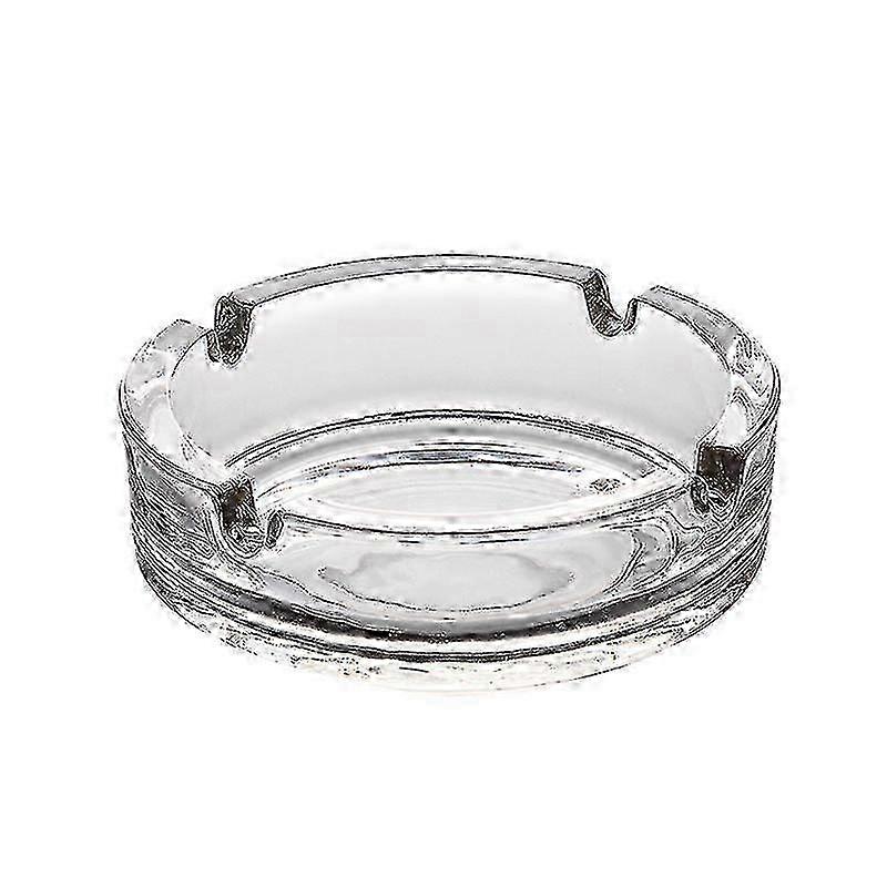 Tempered Glass Stackable Round Ashtray