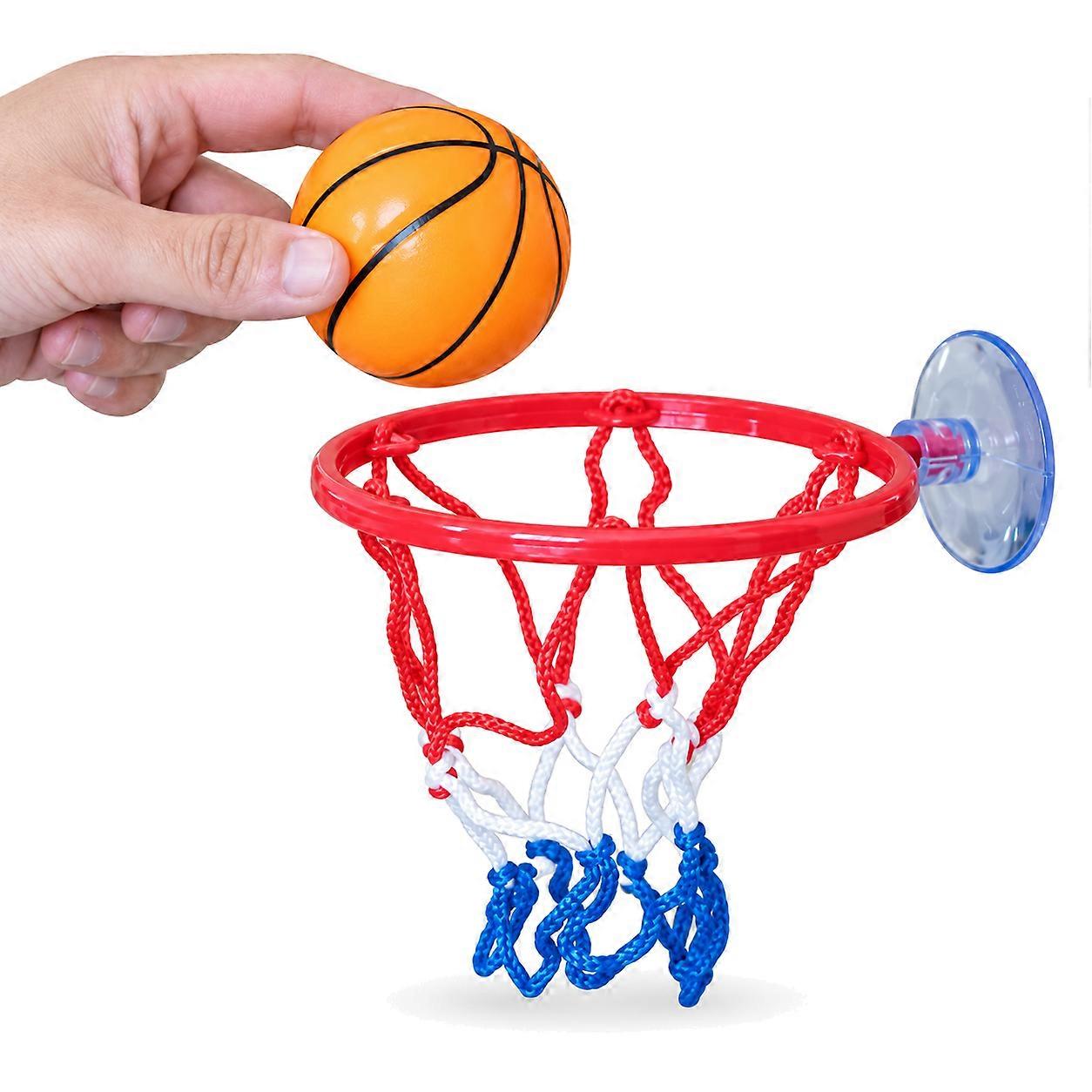 Kids Mini Basketball Set with Solid Rubber Ball for Table Shooting Game
