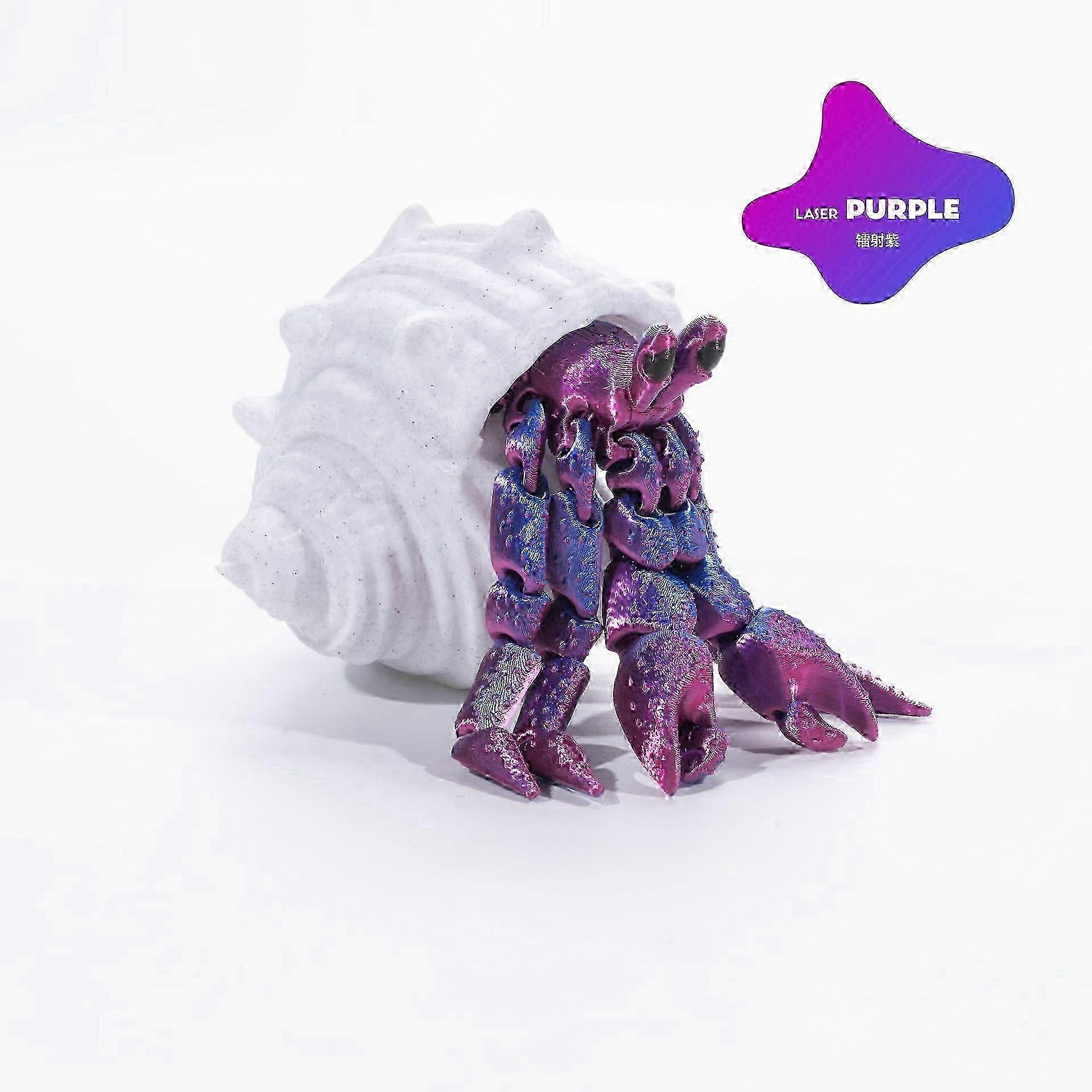 Movable Joint Hermit Crab 3D Model