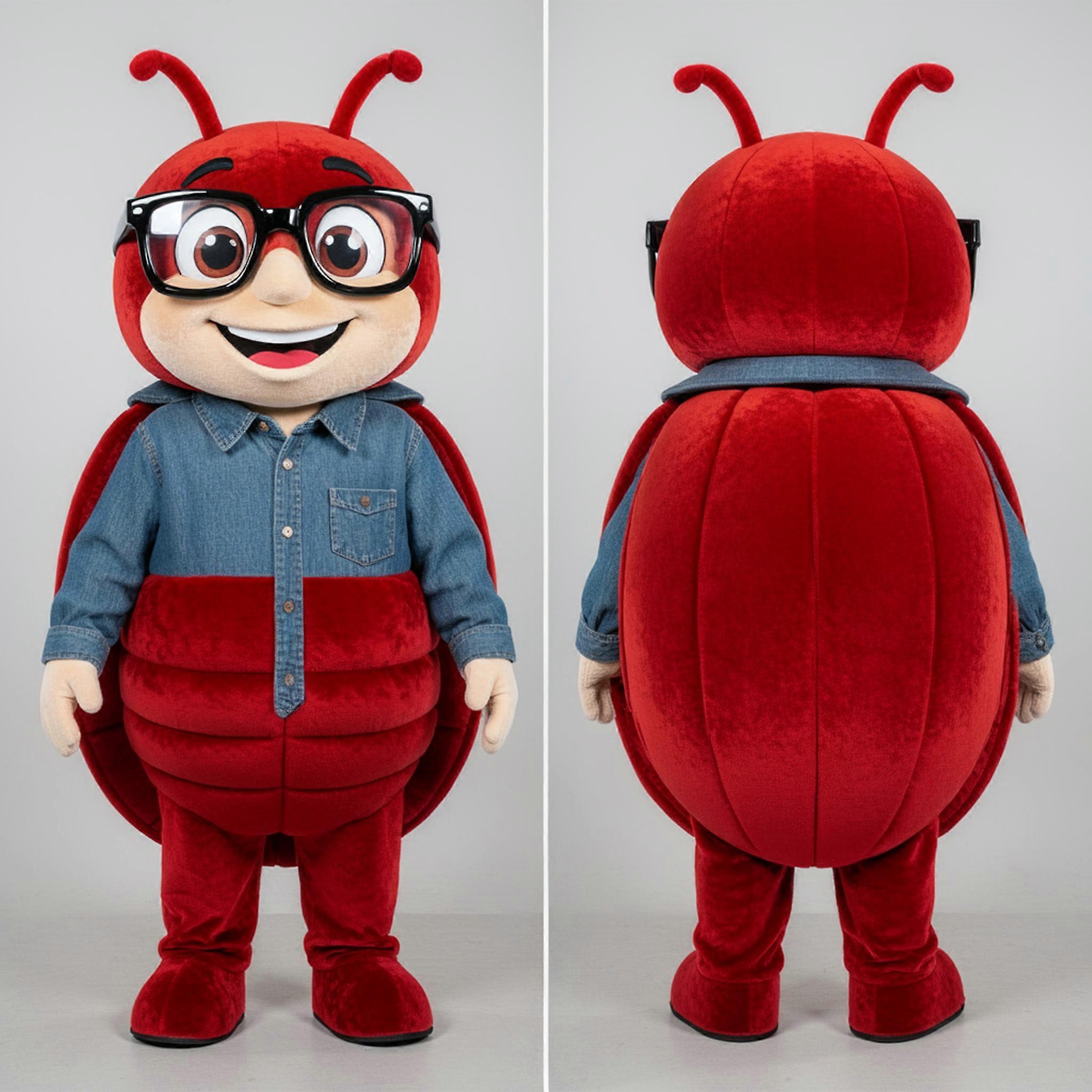 MASTICOT Rust Red Rounded Beet Mascot