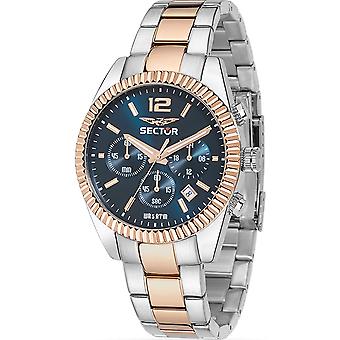 Sector 240 reloj para Hombre Analógico de Cuarzo con brazalete de Acero inoxidable R3273676001