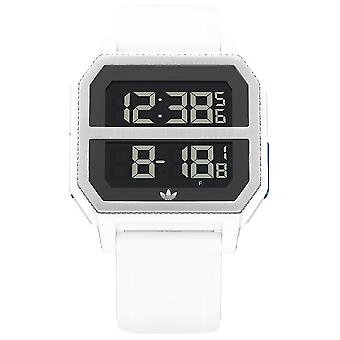 Adidas archive r2 watch for Unisex Digital Quartz with Silicone bracelet Z163273-00