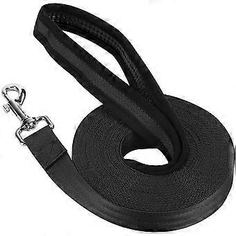 10m Nylon Training Leash With Cotton-Wrapped D-Ring