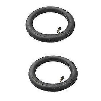 Scooter Inner Tube Compatible with 8-Inch Folding Bike & Electric Scooter, 8X1 1/4, Curved Valve, 2-Pack