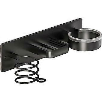 RUIYUE Hair Tool Organizer Wall Mounted Storage Rack, Heat Resistant Holder for Blow Dryer Curling Iron, Bathroom Vanity jdd