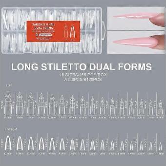Glossy Sandwich Nail Stickers Reusable Easy Apply