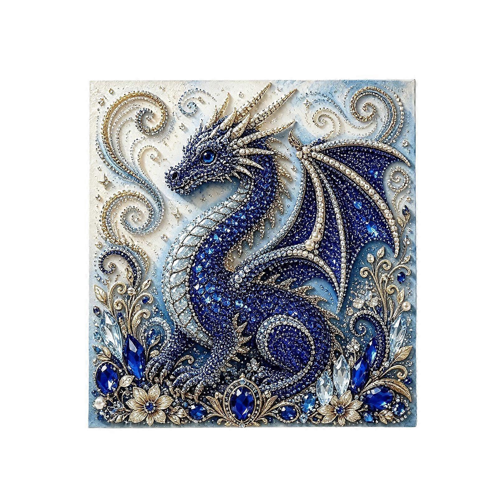 Blue Dragon 3D Diamond Art Kit