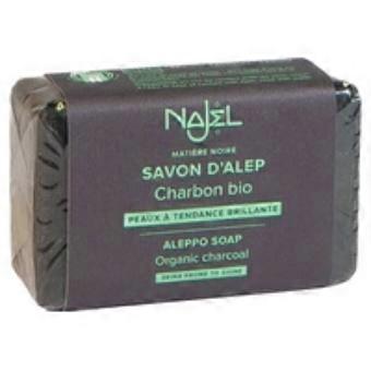 Aleppo soap with organic vegetable charcoal 100 g
