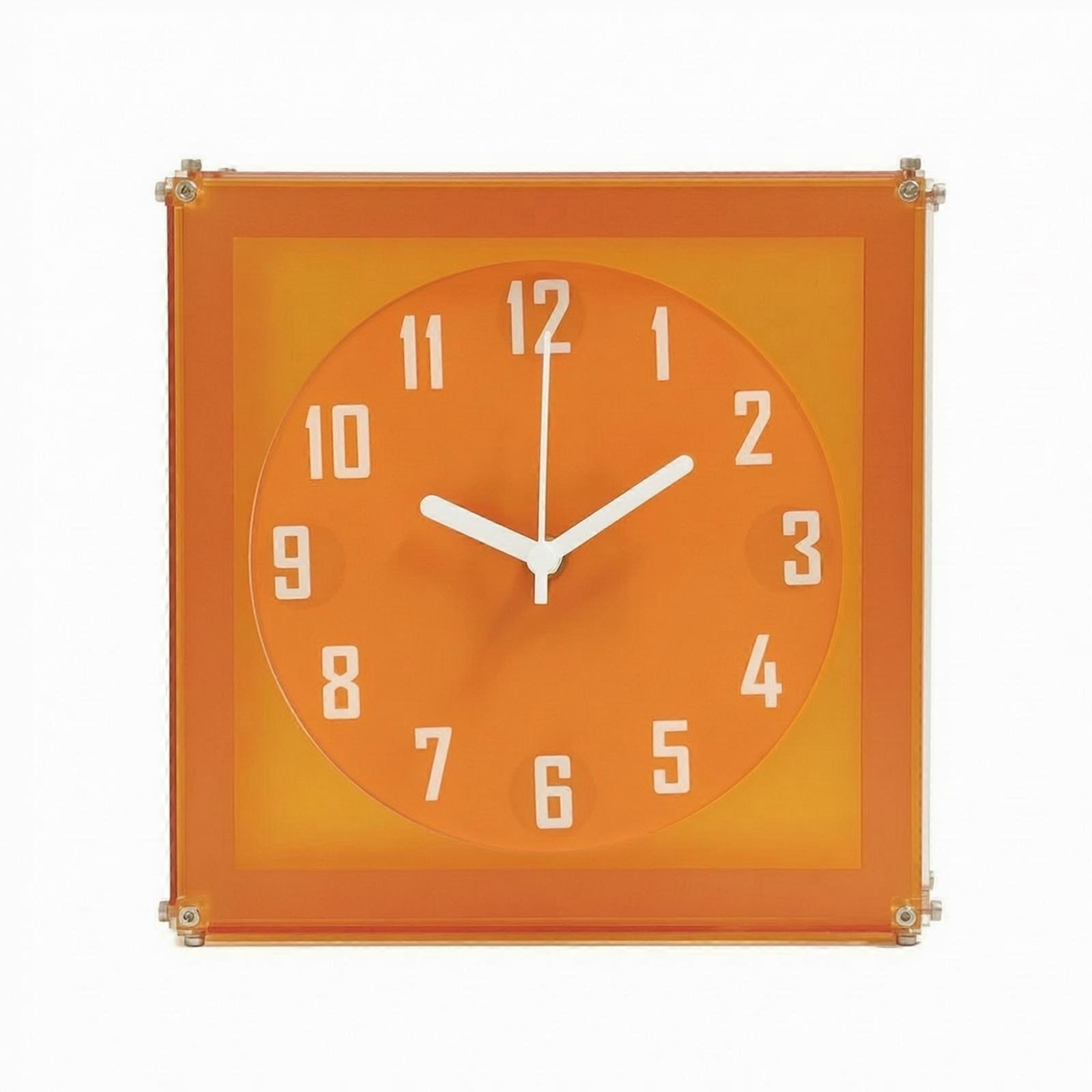 Wall Clock with Raised Circular Face Accurate for Study