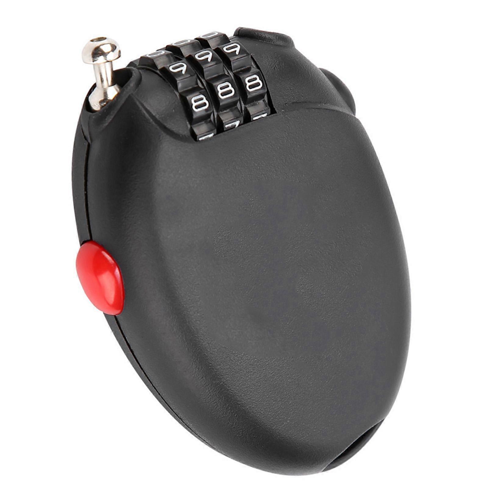 Multi Function Mini Cable Bicycle Lock Password Bike Cycling Helmet Anti Theft Code