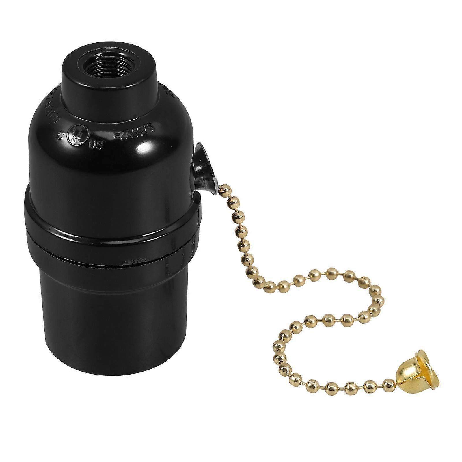 Lamp Base with Pull Chain Ceiling Light Lamp Holder with Pull Chain Lampholder E27 Socket Holder
