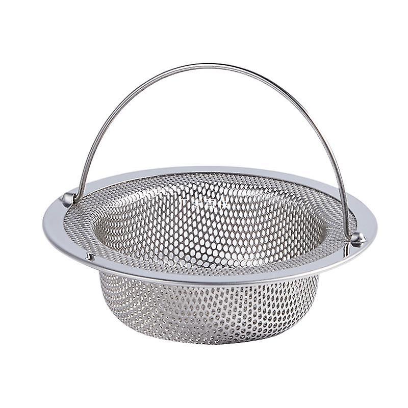 Küchenspüle Sieb Upgrade 304 Edelstahl, Küchenspüle Abflusssieb mit Spülbecken Sieb (1 Stück, Silber)