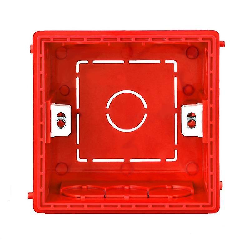 Red Wall Mounting Switch Socket Box