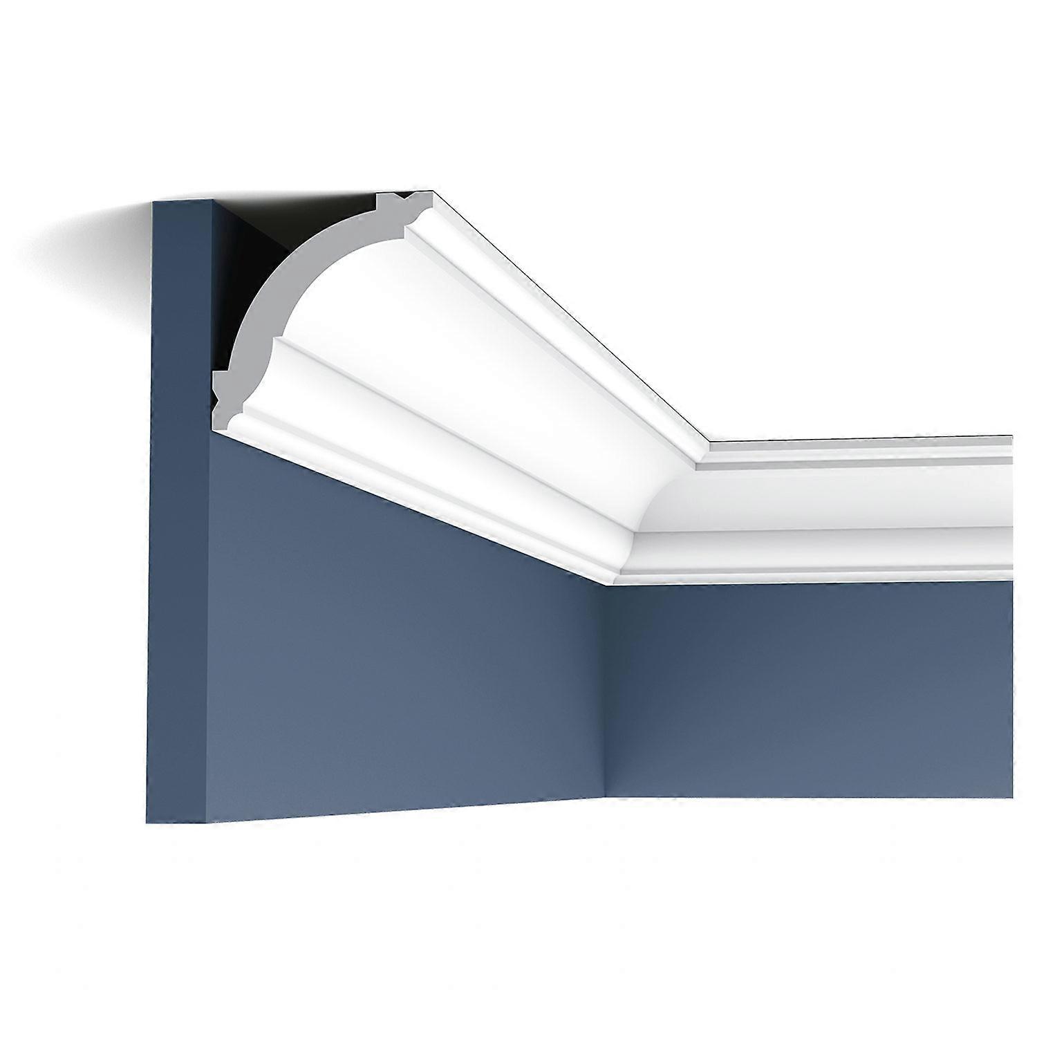 Orac Decor 1 x Cornice moulding CX100 AXXENT white Duropolymer® pre-primed lightweight, dimensionally stable, shockproof