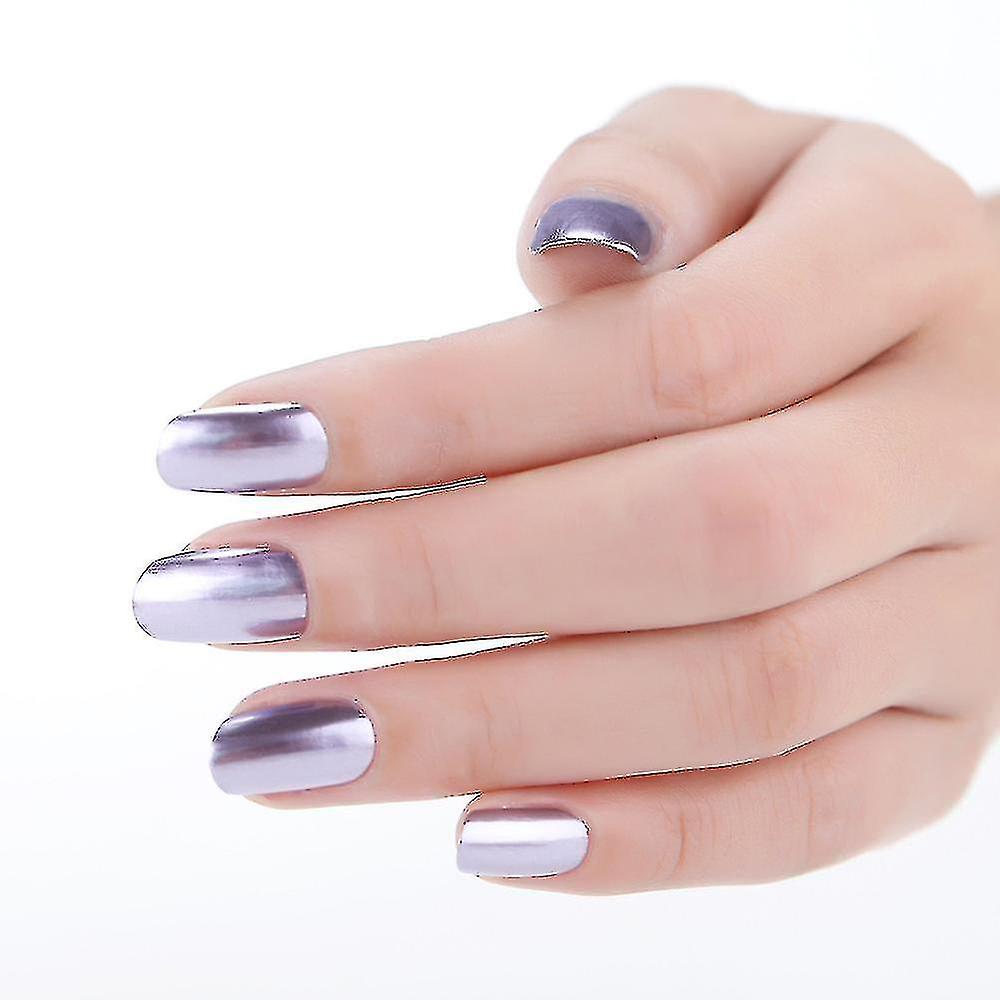 6ml Mirror Nail Polish Plating Silver Paste Metal Color