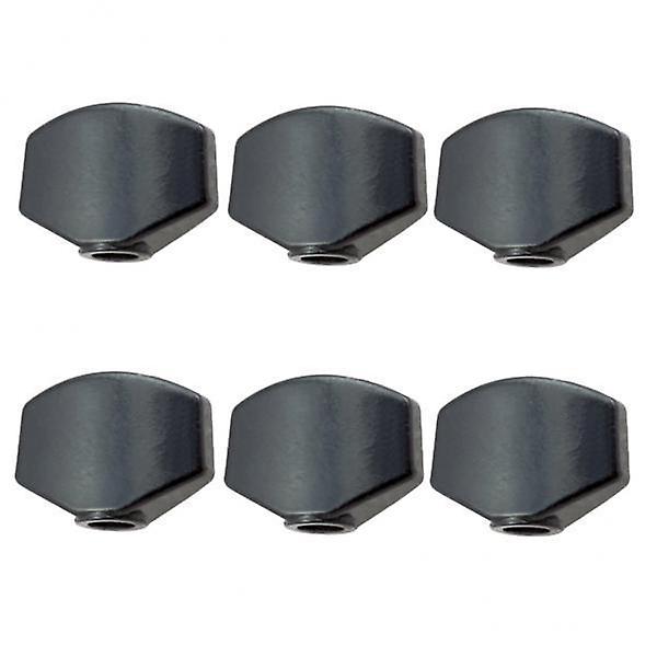 2xGuitar Tuning Pegs keys Tuners Machine Heads Replacement Knobs Handle black