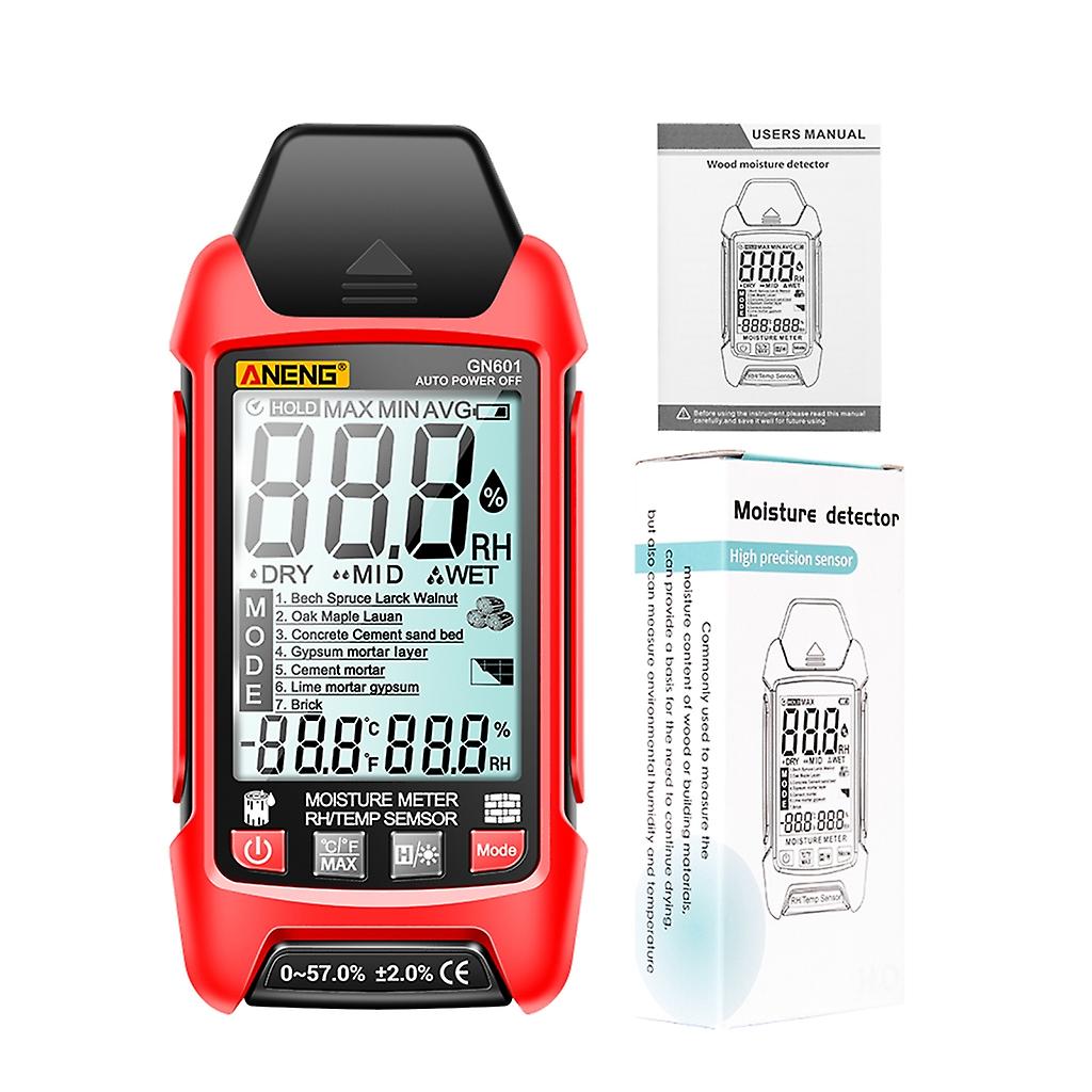 Wood Moisture Meter Environmental Temperature Humidity Detection Moisture Meter