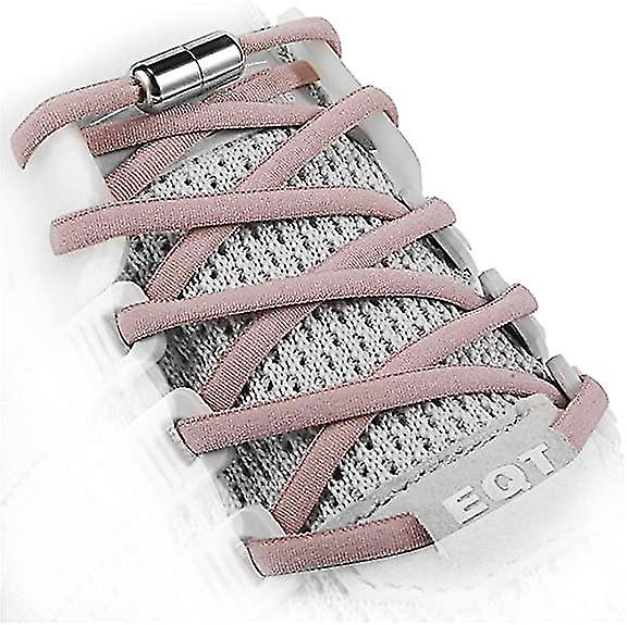 Elastic Shoelaces For Adults, Children And The Elderly, With Two Pairs Of Elastic Shoelacesbubblegum Pink