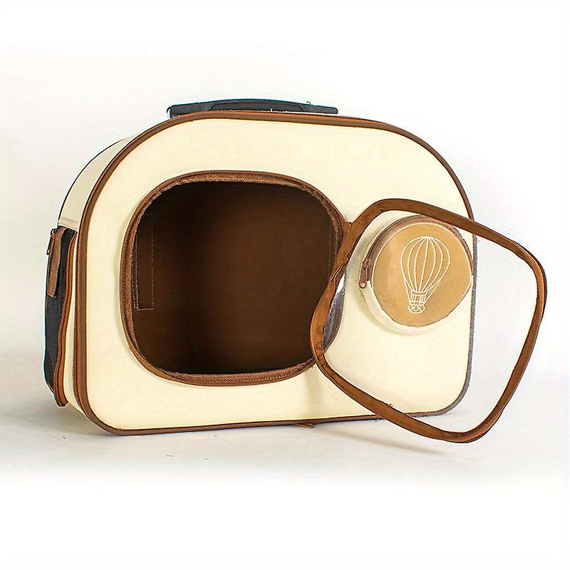 Pet Carrier Traveling Backpack With Wheels And Handle Portable Dog Rolling Carrier Breathable Pet Travel Carrier For Cats & Puppies