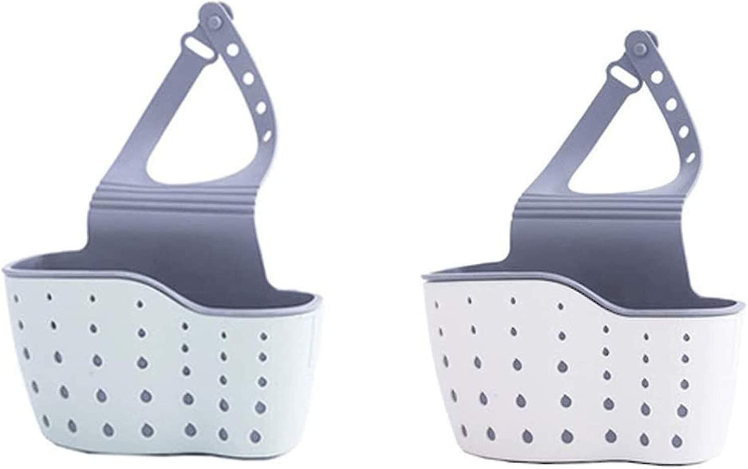 2 Pieces Kitchen Sink Caddy Holder For Sponges
