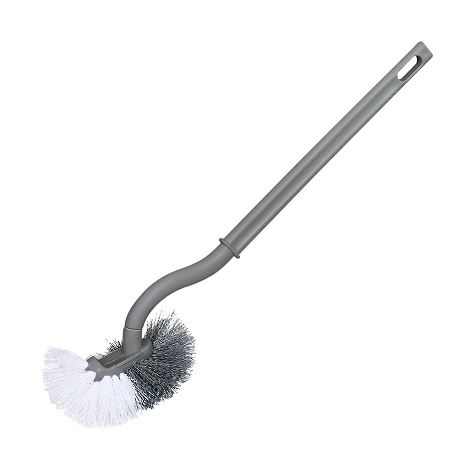 Long Handle Curved Head Toilet Brush Hanging Toilet Cleaning Tool for Wall Cleaning
