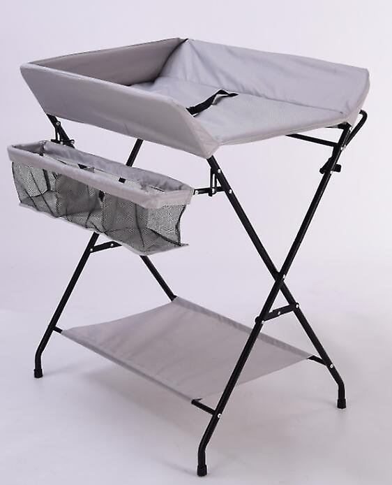 TribalSensation Portable- Touch Bath Diaper Changing Foldable Table For Baby Light Grey