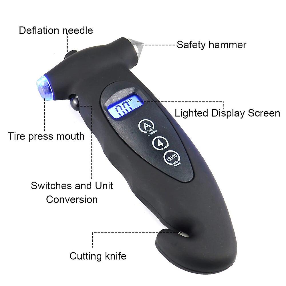 2021 Smart Car Tpms Tyre Pressure Monitoring System Solar Power Digital Lcd Display Auto Security Alarm Systems Tyre Pressure