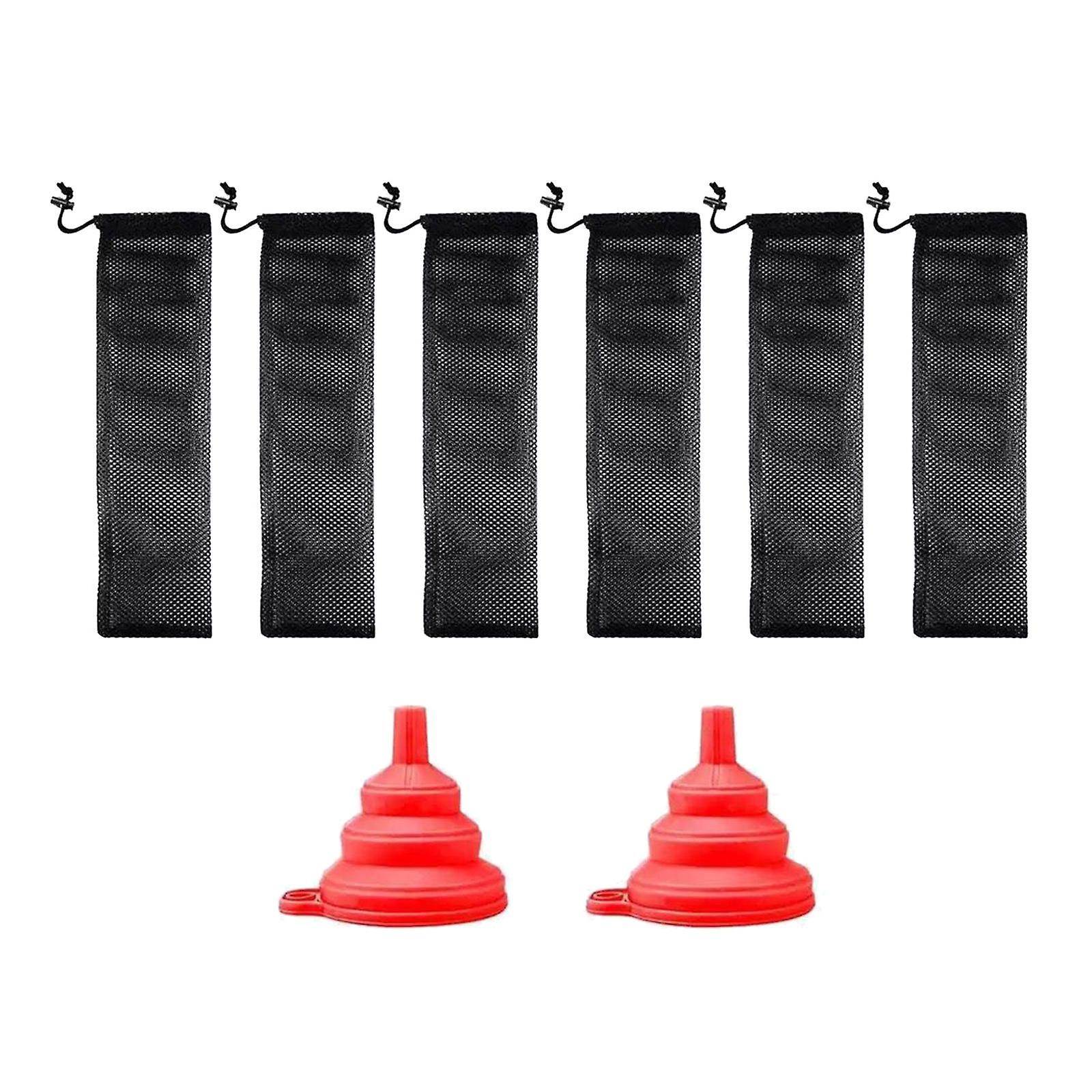 Feeder Bird Sock Seed Bag Refill Sock Finch Sock for Wild Bird Outside With 2 Funnels