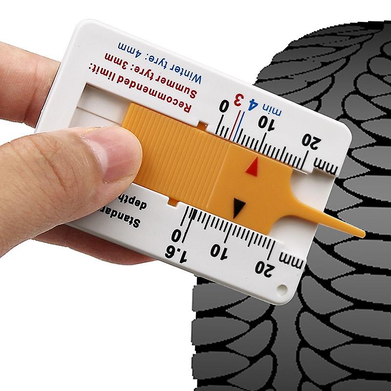 0-20 Mm Car Tire Tread Depth Gauge Caliper Car Wheel Size Car Tool