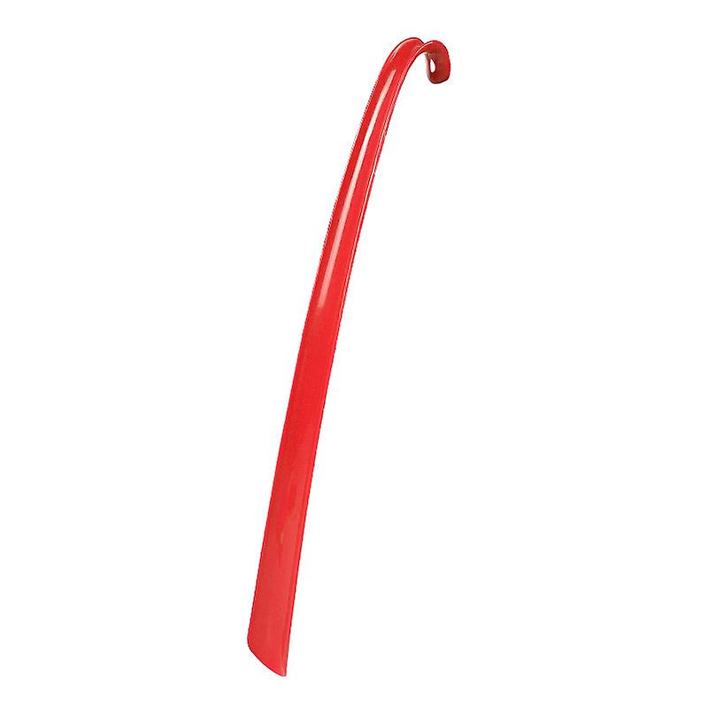 Plastic Long Shoehorn with Curved Hook Design Durable Long Lasting Portable Comfortable to Use for