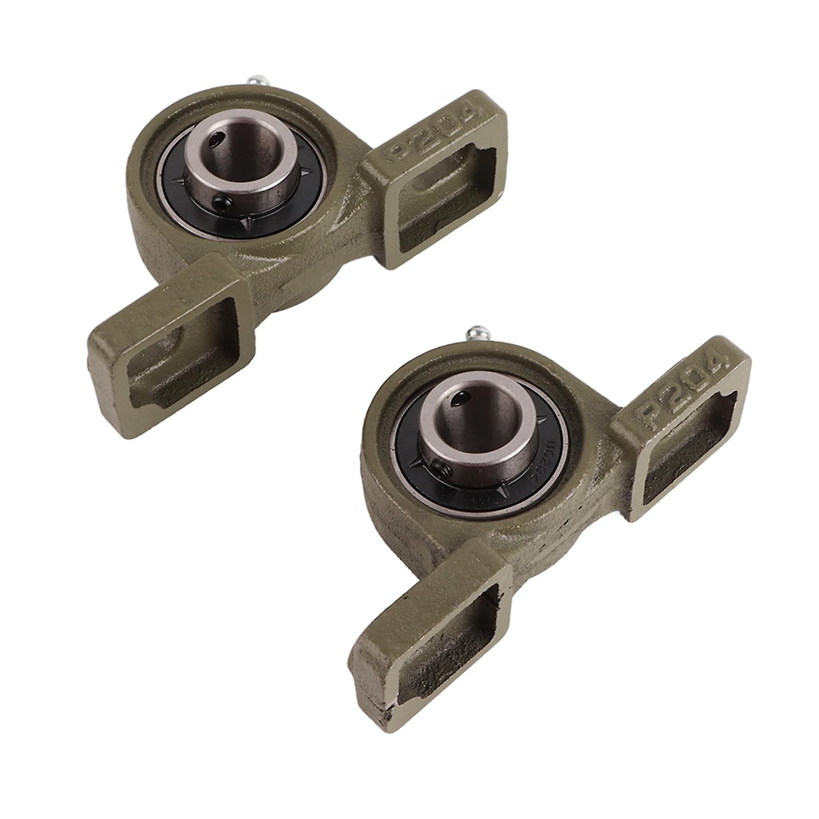 2szt UCP204 Poduszka Blok Łożysko Łożysko Kulkowe Średnica otworu 20 mm