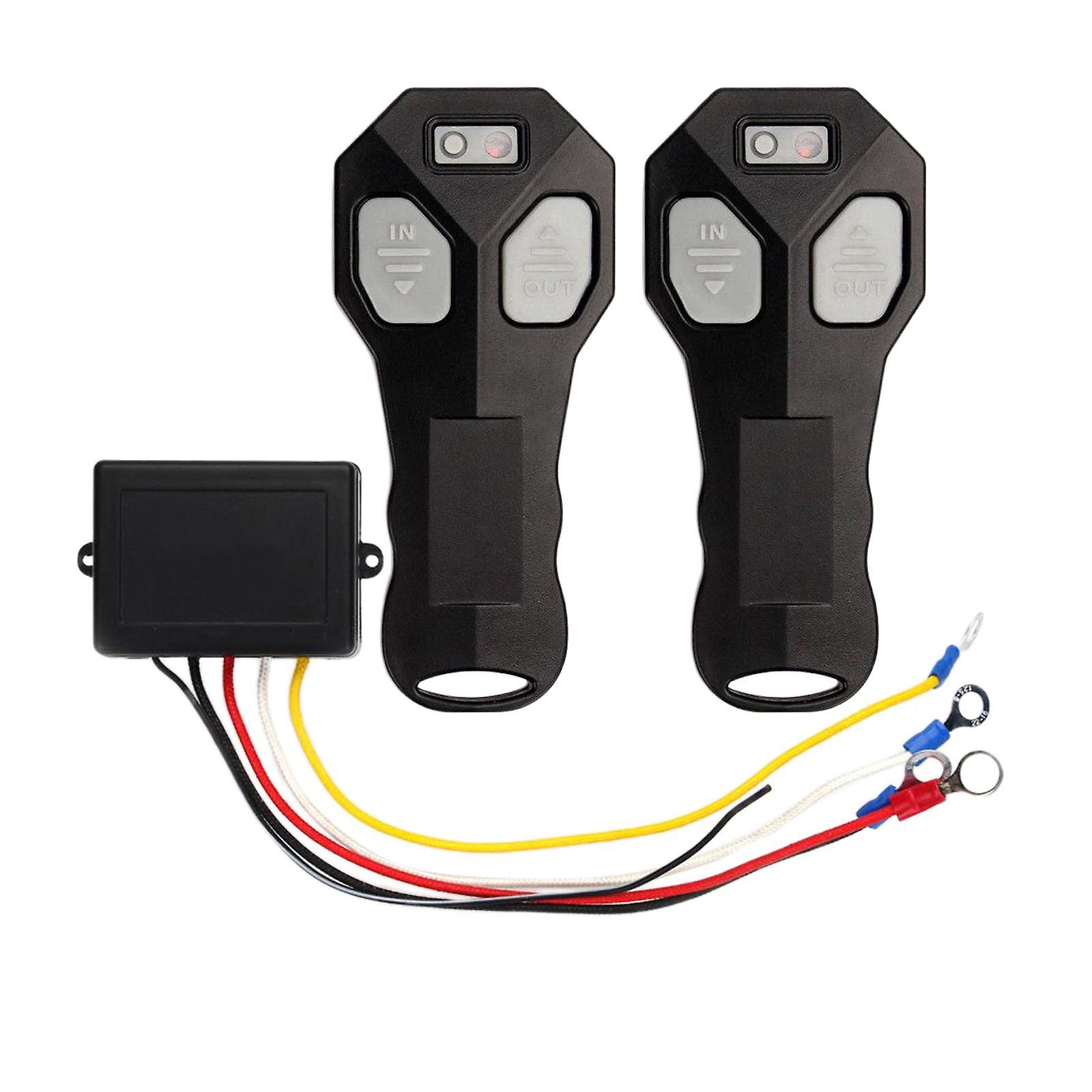 Wireless Winch Remote Control Set Kit Universal For Jeep ATV Car Choice 1